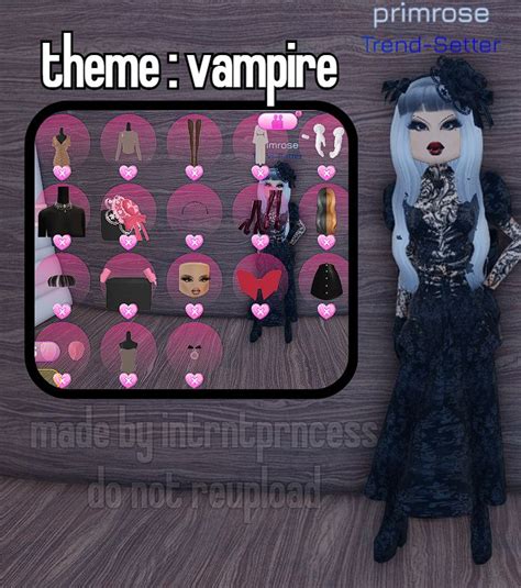 Dress to Impress Vampire Outfit .